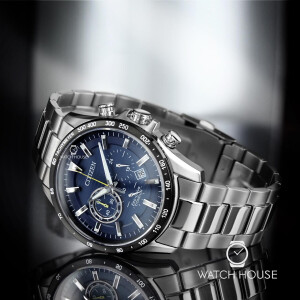 Citizen Mens Watch CA4444-82L Eco-Drive Titanium in blue