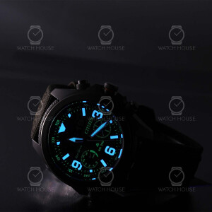Citizen Promaster Land Combo Eco Drive Chrono JV1005-02W Green