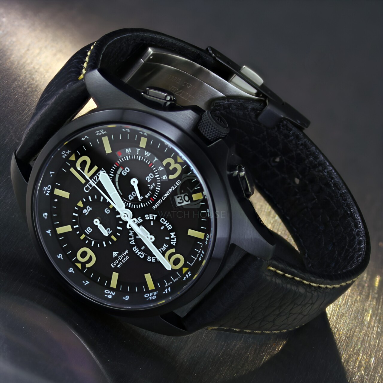 Citizen Promaster Land Funkuhr CB5925-15E Eco Drive Alarm Chrono