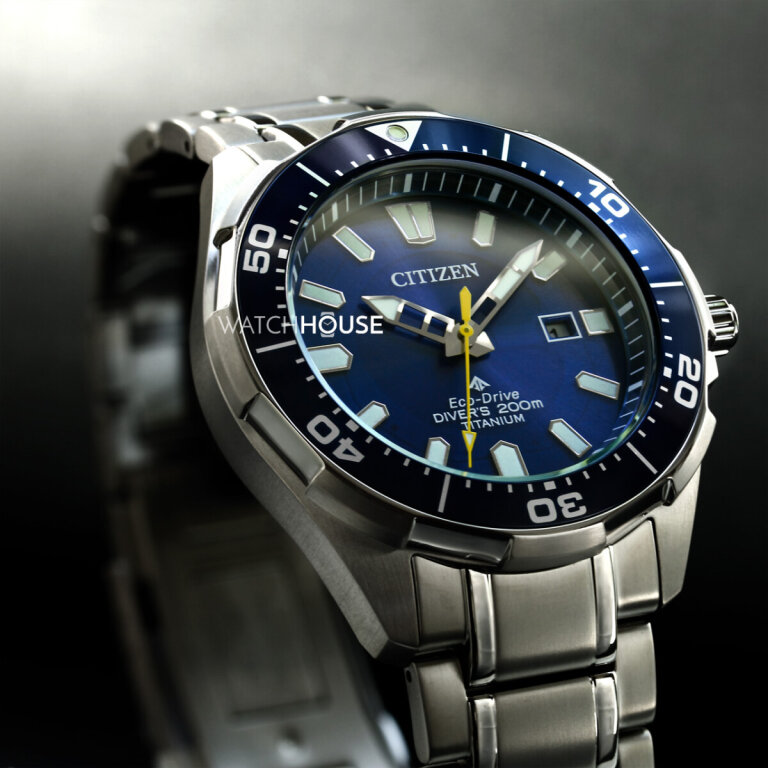 Citizen Promaster Marine BN0201-88L Taucheruhr Eco Drive Herren Super Titanium