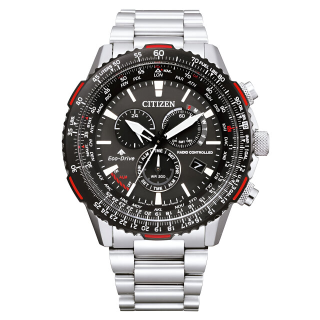 Citizen Promaster Sky CB5001-57E Mens 4-zone radio-controlled chronograph watch