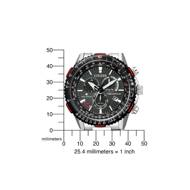 Citizen Promaster Sky CB5001-57E Mens 4-zone radio-controlled chronograph watch