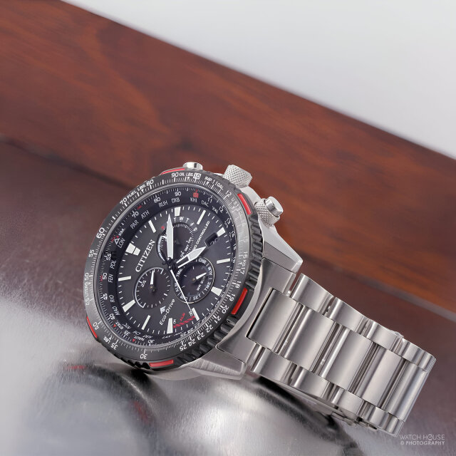 Citizen Promaster Sky CB5001-57E Mens 4-zone radio-controlled chronograph watch