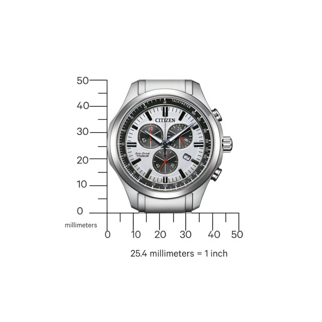 Citizen Sport Super Titanium Eco Drive AT2530-85A Weiß