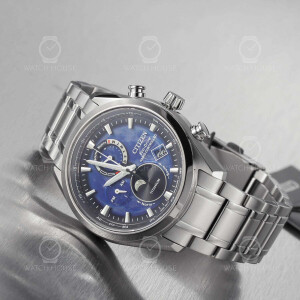 Citizen Tsuki-Yomi Funkuhr mit Mondphase BY1010-81L - Blau
