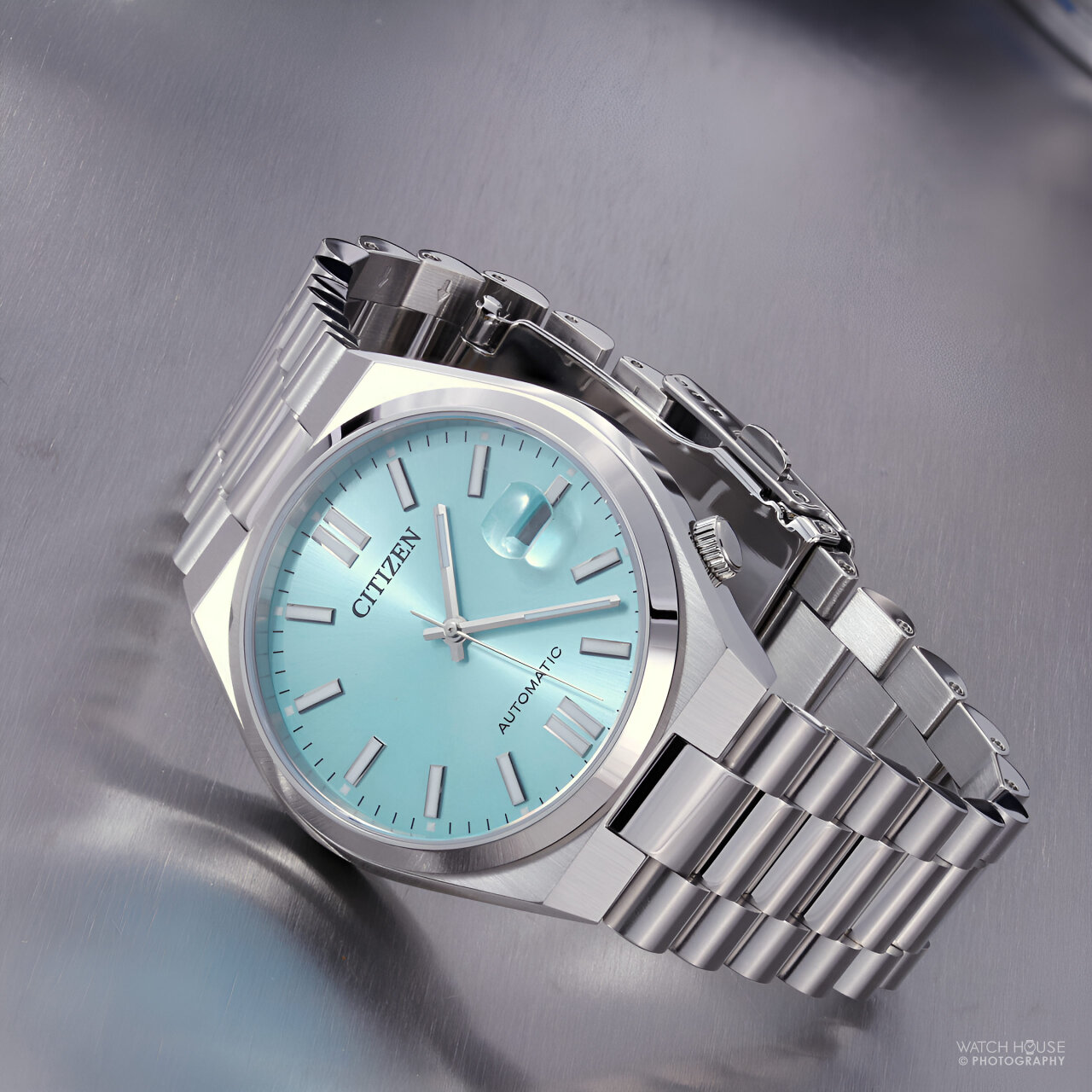 Citizen Tsuyosa Automatikuhr NJ0151-88M pastell blau