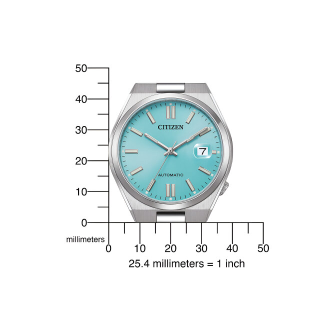 Citizen Tsuyosa Automatikuhr NJ0151-88M pastell blau