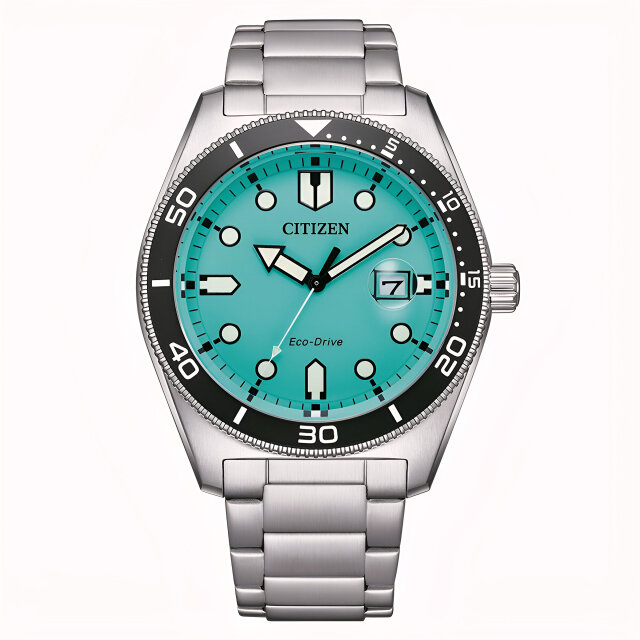 Citizen XL Eco Drive Sports Herrenuhr AW1760-81W Turkis