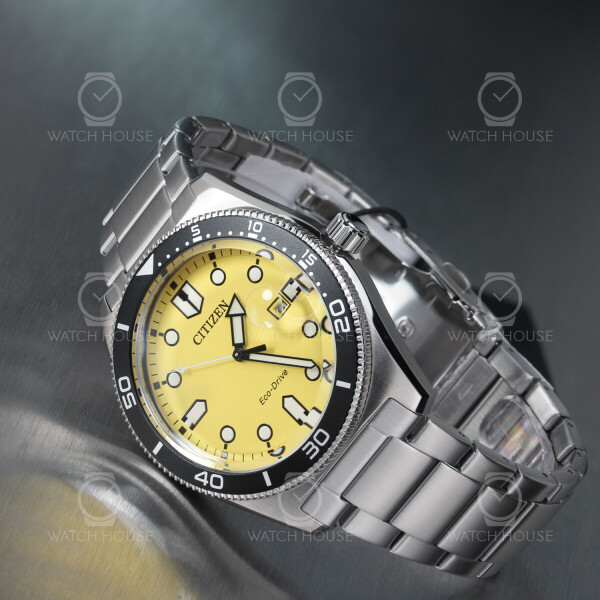 Citizen XL Eco Drive Sports Herrenuhr AW1760-81Z Gelb