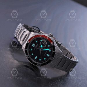 Citizen XXL Damenuhr AW1820-81E Sports Eco-Drive in Stahl-Pepsischwarz