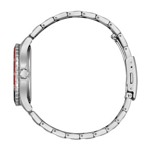Citizen XXL Damenuhr AW1820-81E Sports Eco-Drive in Stahl-Pepsischwarz