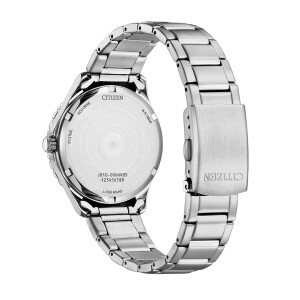 Citizen XXL Damenuhr AW1820-81E Sports Eco-Drive in Stahl-Pepsischwarz