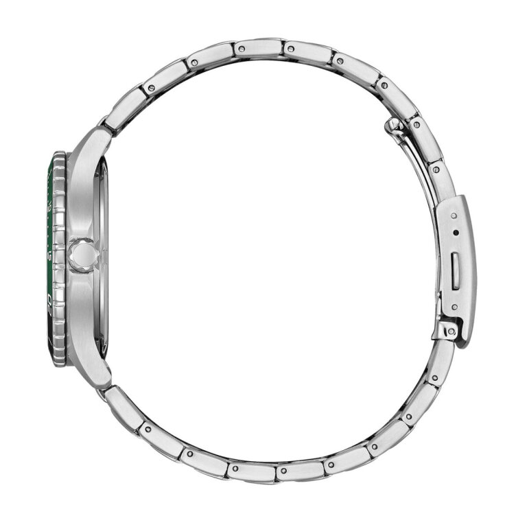 Citizen XXL Damenuhr AW1828-80X Sports Eco-Drive in Stahl-Schwarzgrün