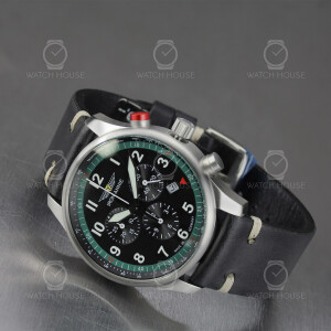 Iron Annie F13 Tempelhof Mens Chronograph 5688-4 Black/Green