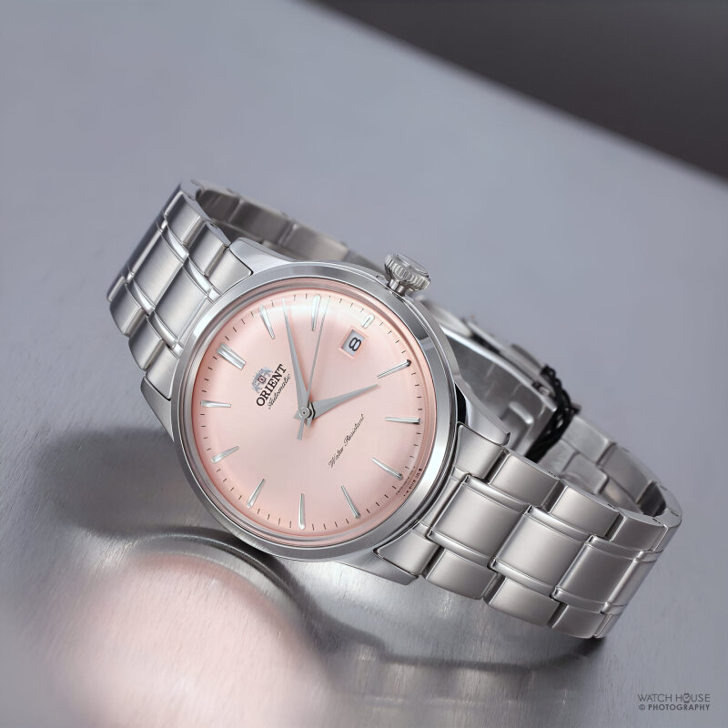 Orient Bambino 38mm RA-AC0M11Y Automatik Lachs
