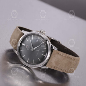 Orient Bambino 38mm RA-AC0M13N Automatic Nubuck Grey