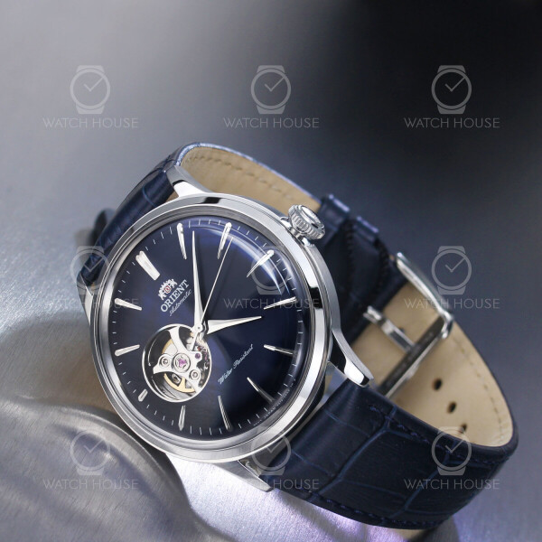 Orient Bambino 40,5mm AG0005L Automatik Semi-skelettiert Dunkelblau
