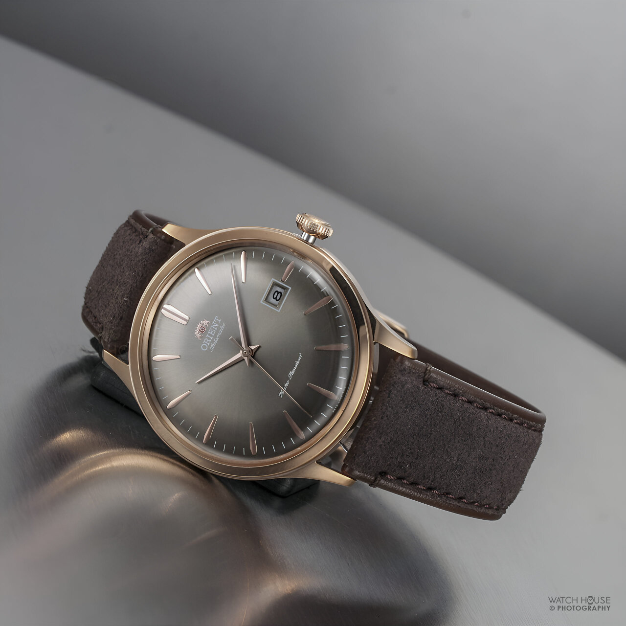 Orient Bambino 42 mm Roségold