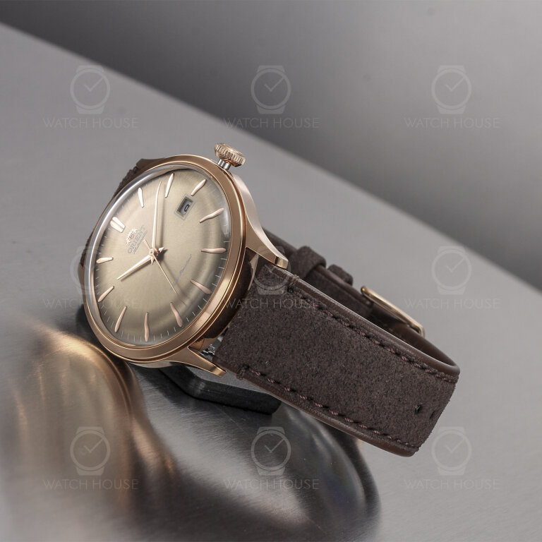 Orient Bambino 42mm RA-AC0P04Y Automatik F672 Roségold
