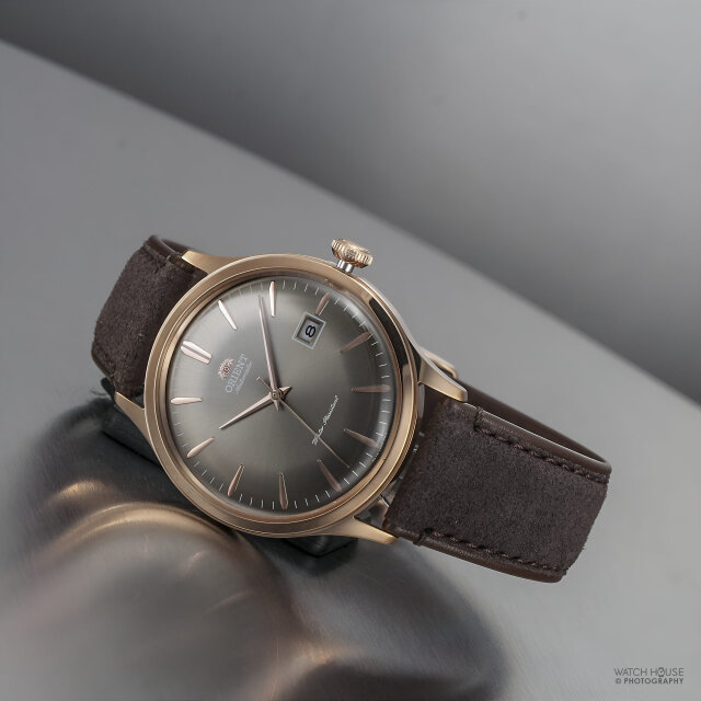 Orient Bambino 42mm RA-AC0P04Y Automatic F672 Rose Gold