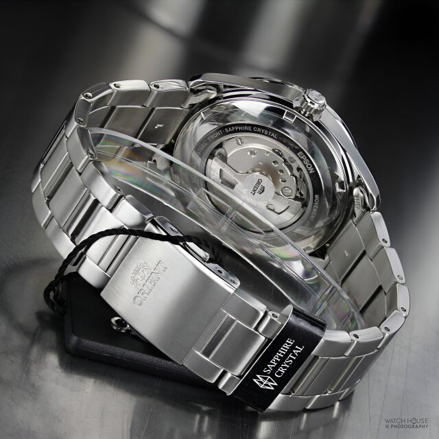 Orient Classic V2 Automatic with Sun & Moon RA-AK0306S30B Silver