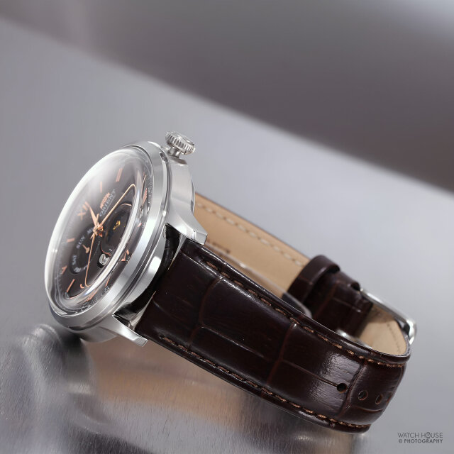 Orient Contemporary Automatic Sun & Moon RA-AK0804Y Steel-Brown