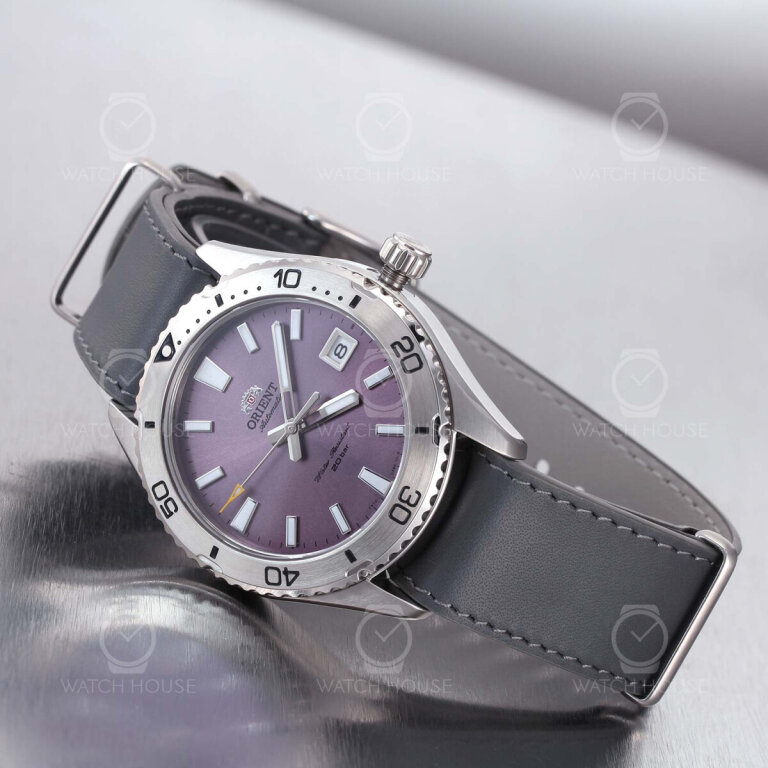 Orient Mako 40 Automatikuhr RA-AC0Q07V Flieder