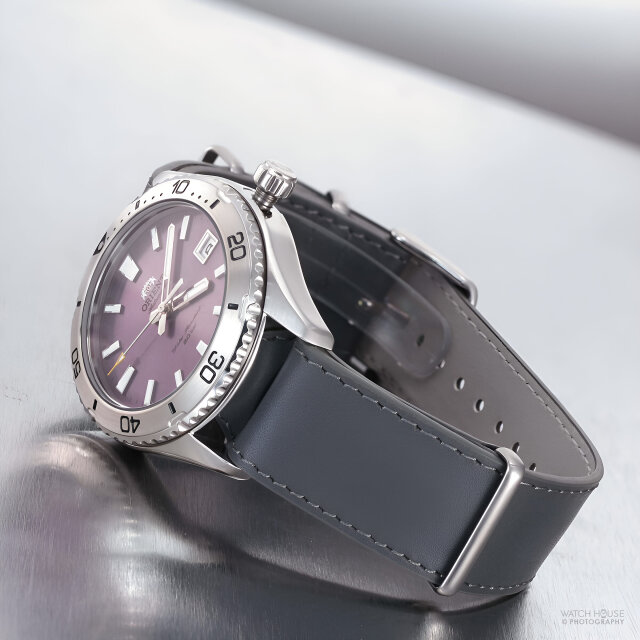 Orient Mako 40 Automatikuhr RA-AC0Q07V Flieder