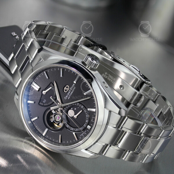 Orient Star automatic watch RE-AY0001B00B Zaratsu finish and real moon phase