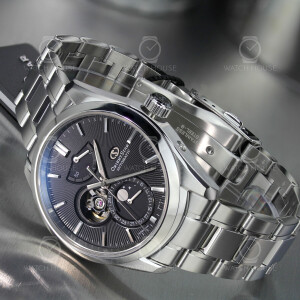 Orient Star automatic watch RE-AY0001B00B Zaratsu finish and real moon phase