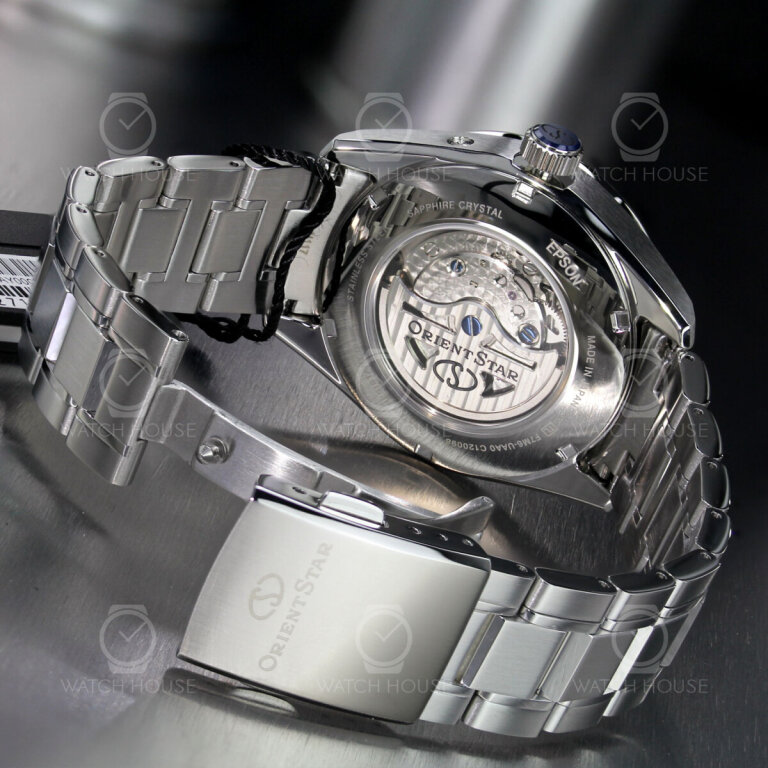 Orient Star automatic watch RE-AY0002S00B Zaratsu finish and real moonphase