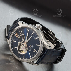 Orient Star Herren Automatikuhr RE-AT0006L00B Tiefblau mit Lederband