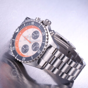 Ruhla 1929 Glasbach Cup Chrono Set - 4970M-1 Apricot-Orange