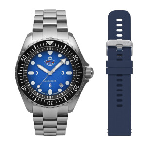 Ruhla 1929 Automatic DIVER Set - 4960M-3 Sapphireblue