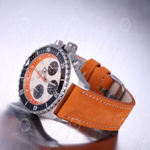 Ruhla 1929 Glasbach Cup Chronograph - 4970-1 Apricot-Orange