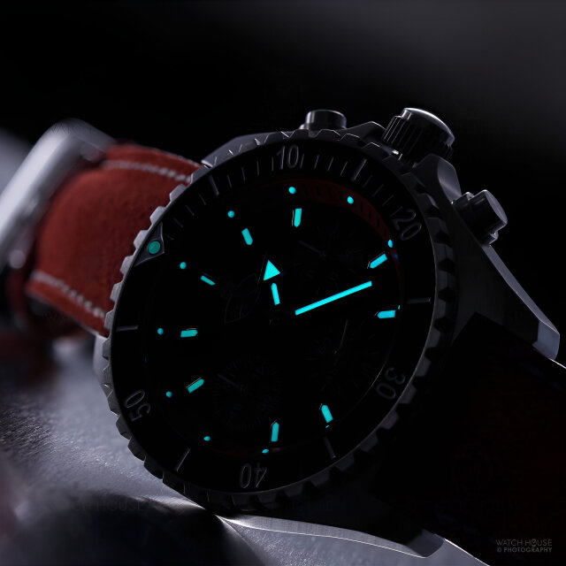 Ruhla 1929 Glasbach Cup Chronograph - 4970-2 Striking Black