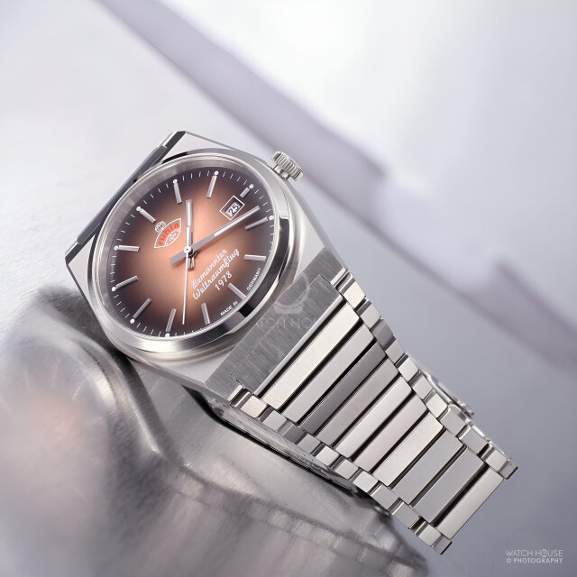 Ruhla 1929 Sigmund Jähn 1978 Space Control Brown 60hr 8315 Automatic