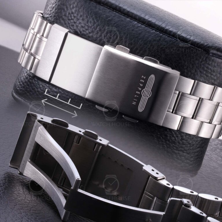 Zeppelin New York Chronograph 8878MB-5 Grausilber