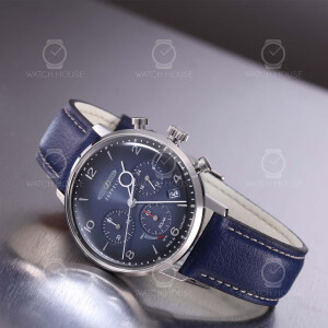 Zeppelin 8086-3N Vintage Herren Solar Chronoghraph (Vegan...