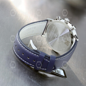 Zeppelin 8086-3N Vintage Herren Solar Chronoghraph (Vegan Leder)