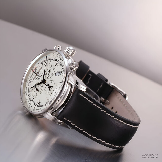 Zeppelin 8680-3 Serie 100 Jahre Zeppelin Alarm Chronograph