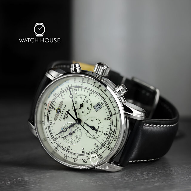Zeppelin 8680-3 Serie 100 Jahre Zeppelin Alarm Chronograph
