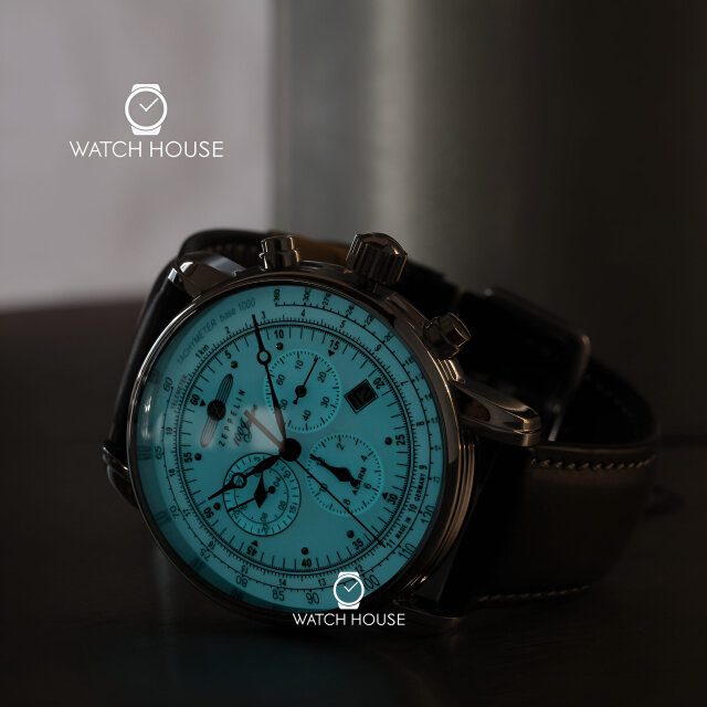 Zeppelin 8680-3 Serie 100 Jahre Zeppelin Alarm Chronograph