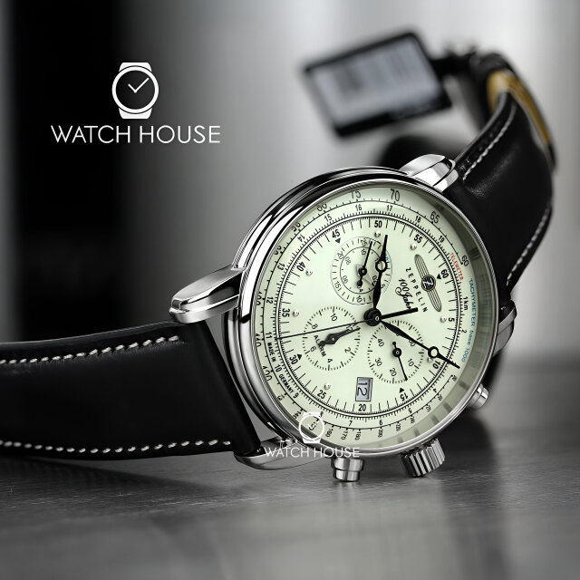 Zeppelin 8680-3 Serie 100 Jahre Zeppelin Alarm Chronograph
