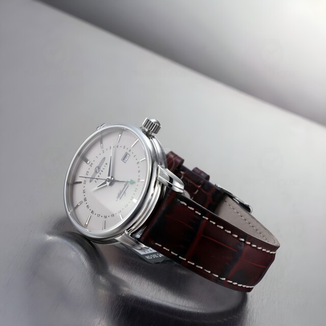 Zeppelin Atlantic 8442-5 Mens Watch GMT / 2nd Timezone