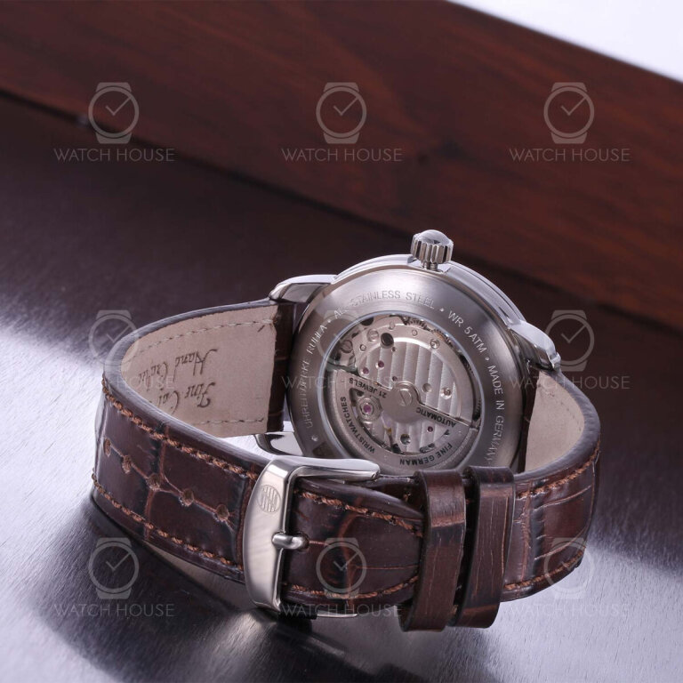 Zeppelin Friedrichshafen 8566-5 Gold - Automatikuhr Offene Unruh