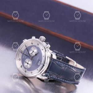 Zeppelin Friedrichshafen 8584-3 blau Großdatum-Chrono