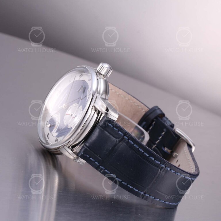 Zeppelin Friedrichshafen 8590-3 Blau - Automatikuhr mit Gangreservenanzeige